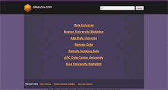 Desktop Screenshot of datauniv.com